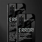 error glass case for samsung galaxy s20 plus image-2