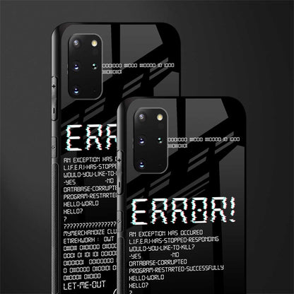 error glass case for samsung galaxy s20 plus image-2