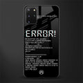 error glass case for samsung galaxy s20 plus image