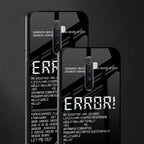 error glass case for realme x2 pro image-2