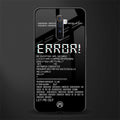 error glass case for realme x2 pro image