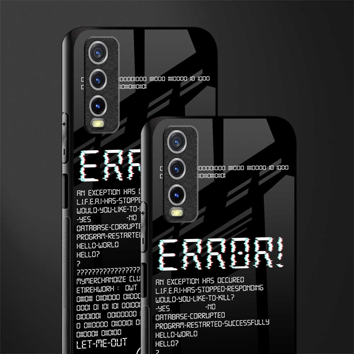 error glass case for vivo y20 image-2