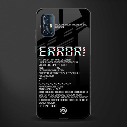 error glass case for vivo v17 image