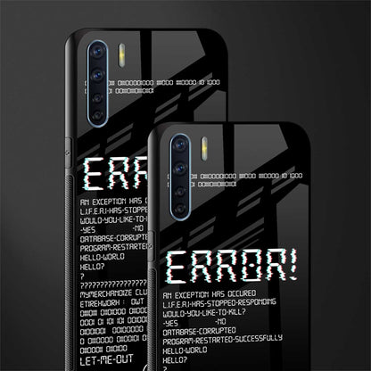 error glass case for oppo f15 image-2