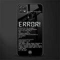 error glass case for oppo a15s image