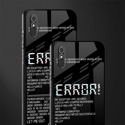error glass case for redmi 9i image-2