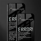error glass case for redmi 9a image-2