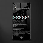 error glass case for redmi 9i image