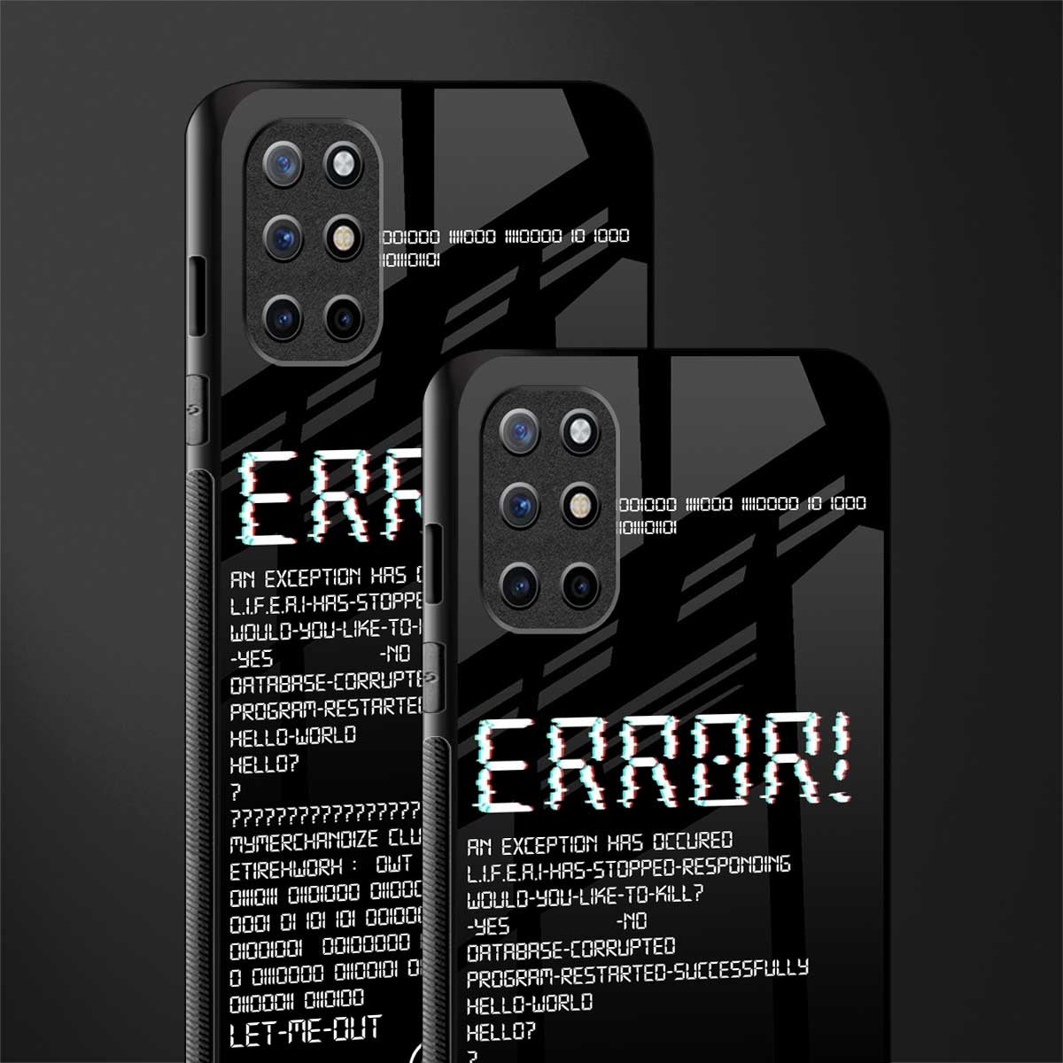 error glass case for oneplus 8t image-2