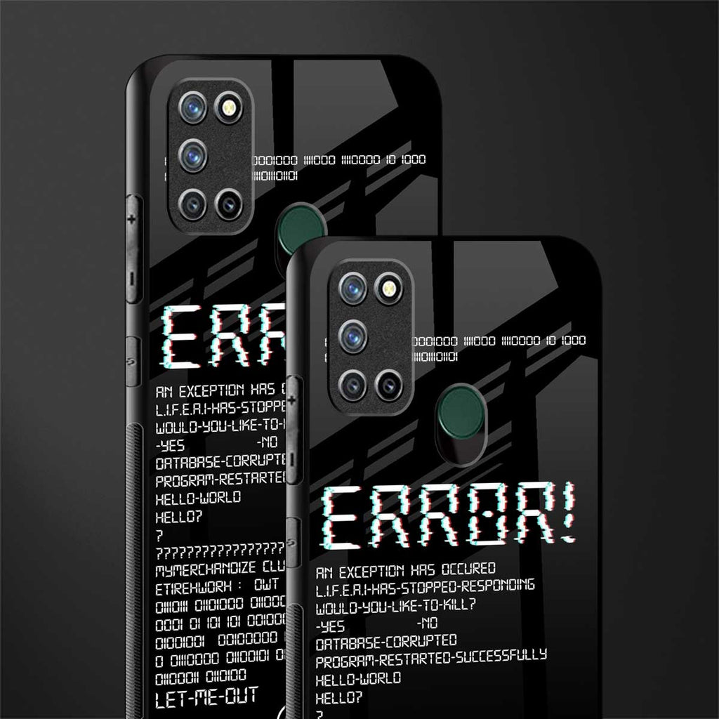 error glass case for realme 7i image-2