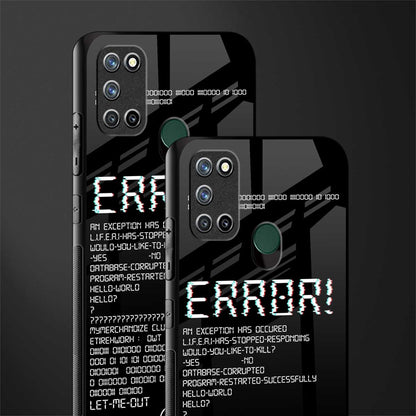 error glass case for realme 7i image-2