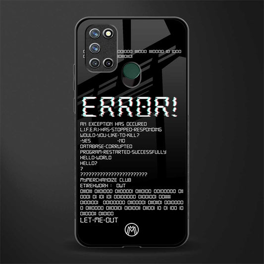 error glass case for realme 7i image