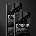 error glass case for realme 7 pro image-2