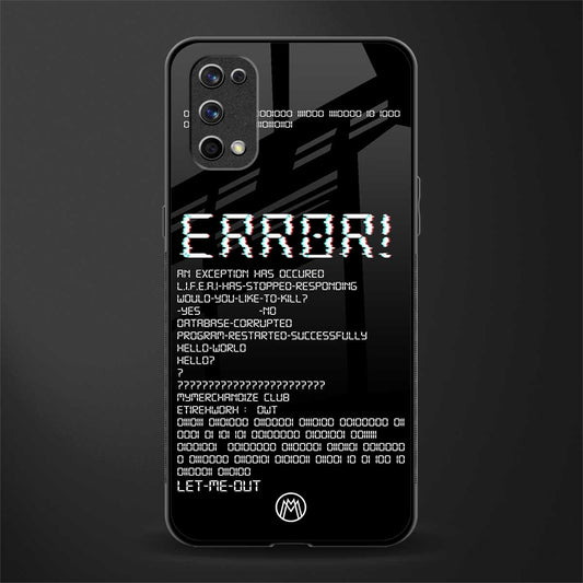 error glass case for realme 7 pro image