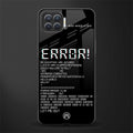 error glass case for oppo f17 image
