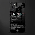 error glass case for samsung galaxy s20 fe image