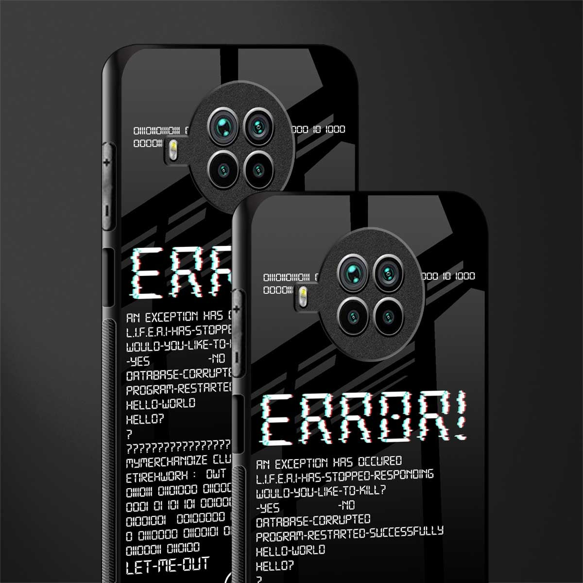 error glass case for mi 10i image-2