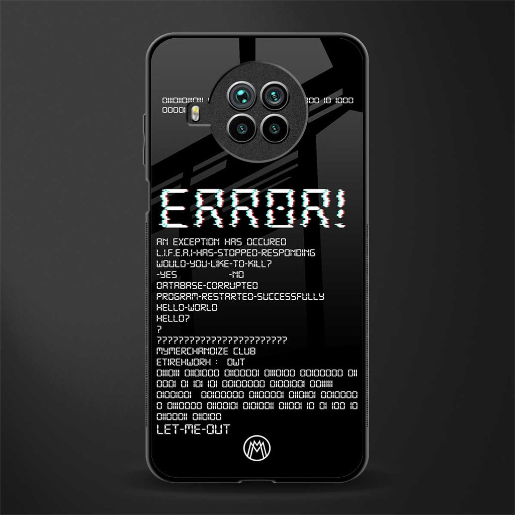 error glass case for mi 10i image