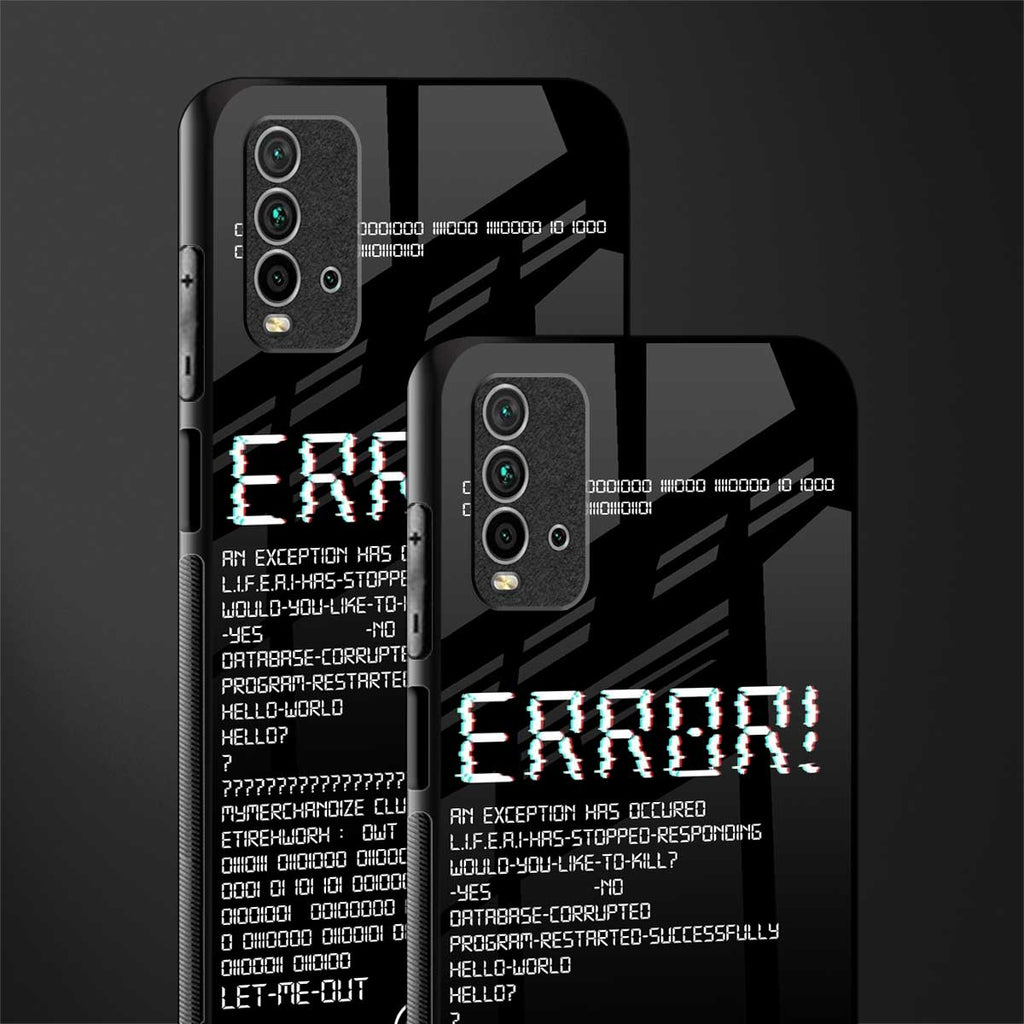 error glass case for redmi 9 power image-2