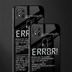 error glass case for redmi 9c image-2