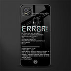 error glass case for redmi 9c image