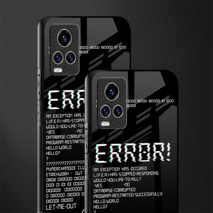 error glass case for vivo v20 pro image-2