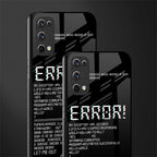 error glass case for realme x7 pro image-2