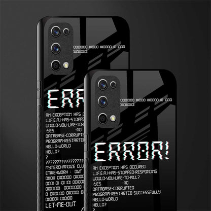 error glass case for realme x7 pro image-2