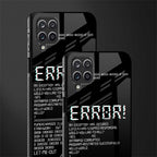 error glass case for samsung galaxy a12 image-2