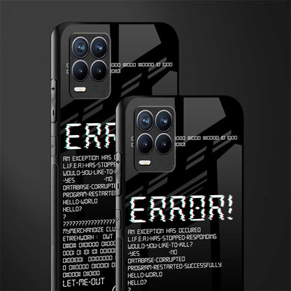 error glass case for realme 8 pro image-2