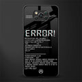 error glass case for poco x3 image