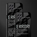 error glass case for samsung galaxy f62 image-2