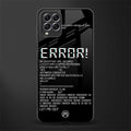 error glass case for samsung galaxy f62 image