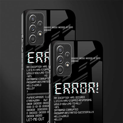 error glass case for samsung galaxy a72 image-2