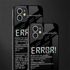 error glass case for iphone 11 image-2