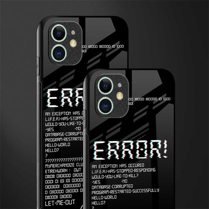 error glass case for iphone 11 image-2