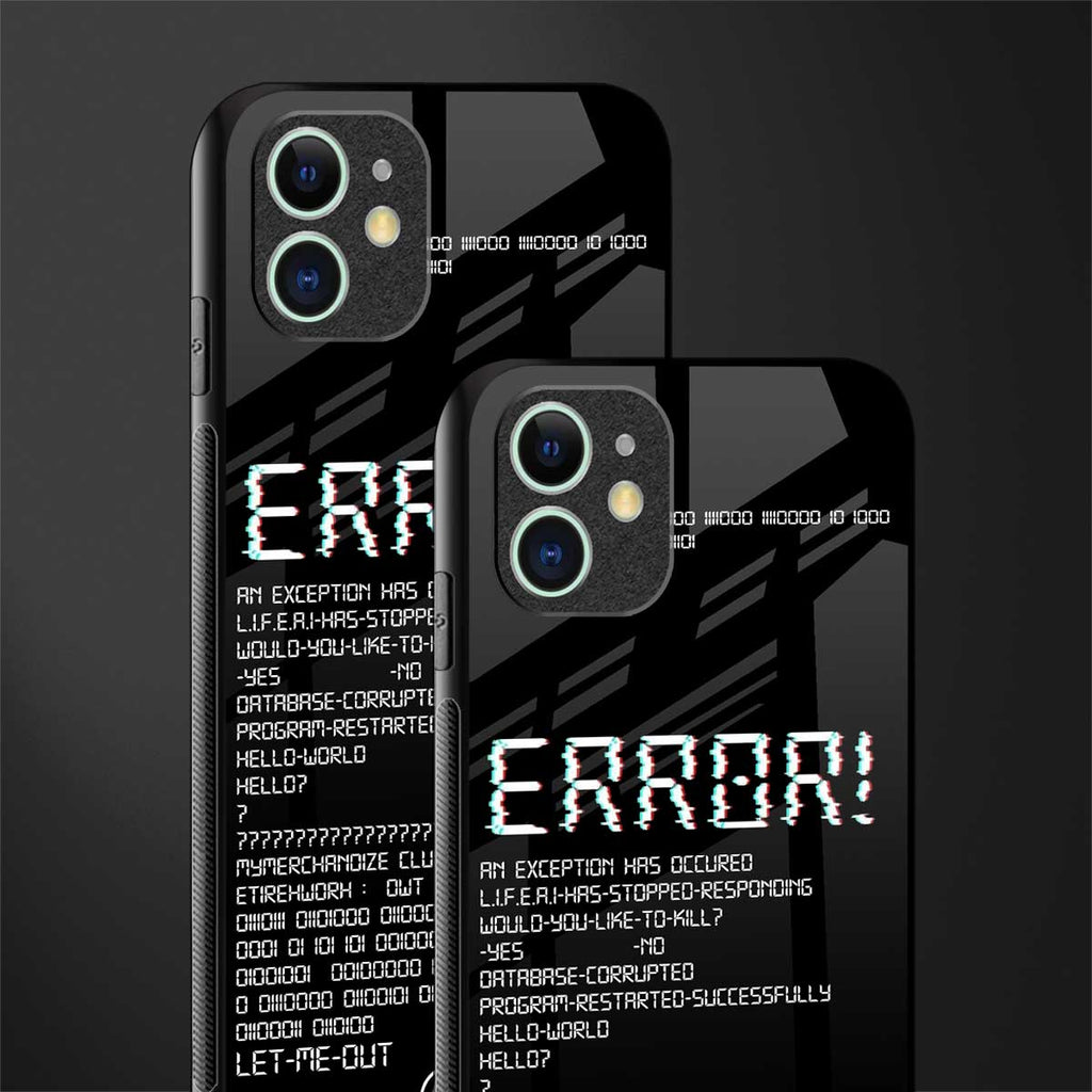 error glass case for iphone 12 image-2
