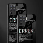 error glass case for oppo f19 pro image-2