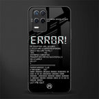 error glass case for realme narzo 30 5g image