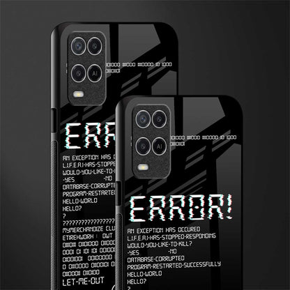 error glass case for oppo a54 image-2