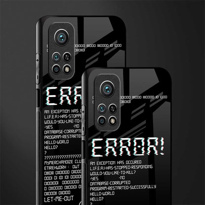 error glass case for mi 10t 5g image-2