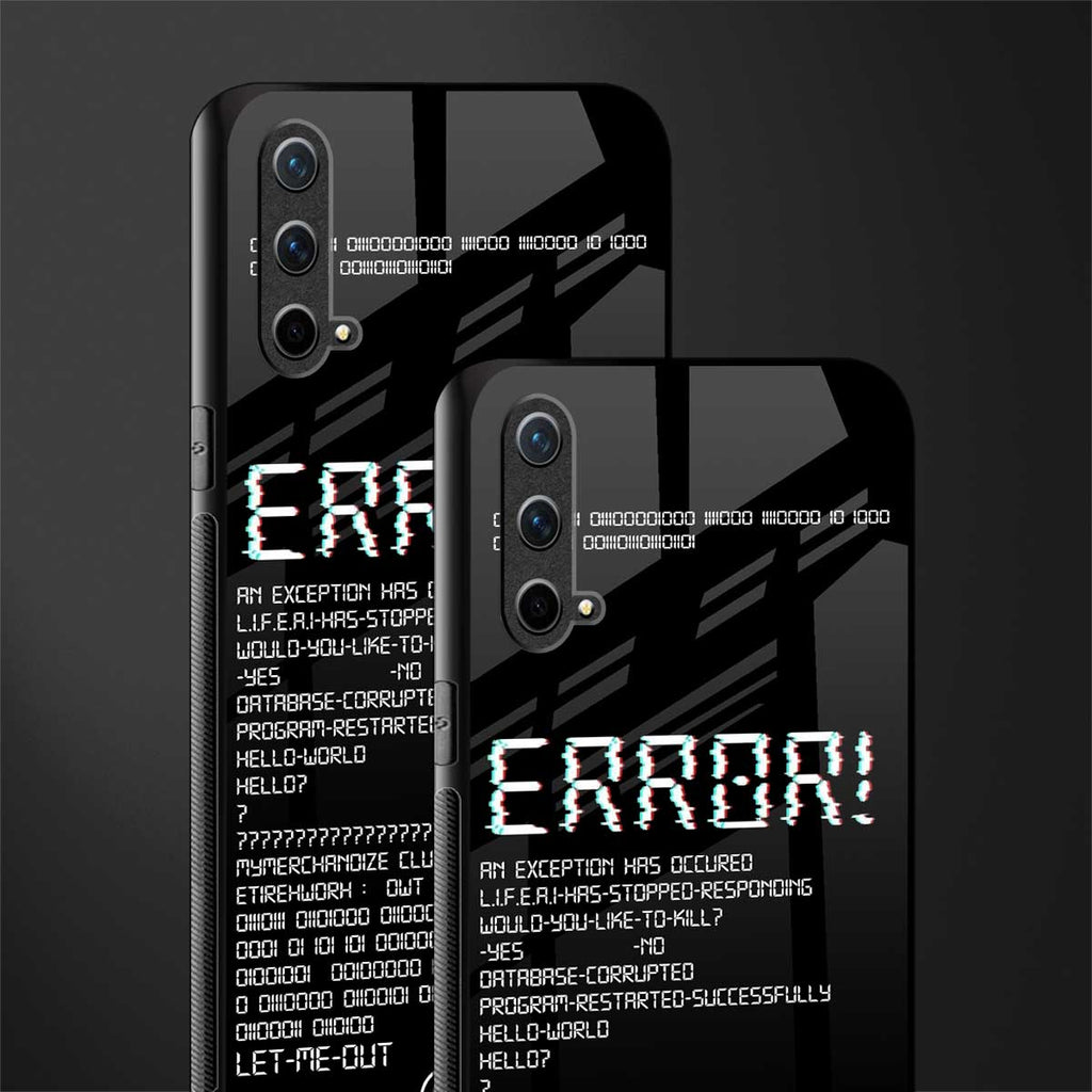 error glass case for oneplus nord ce 5g image-2