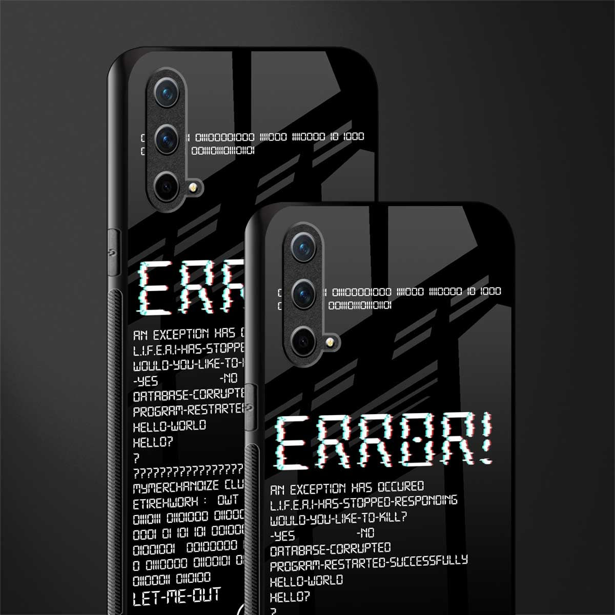 error glass case for oneplus nord ce 5g image-2