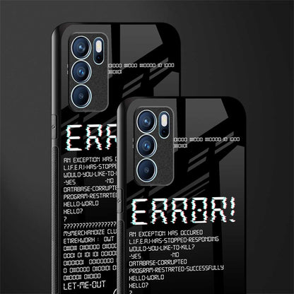 error glass case for oppo reno6 pro 5g image-2