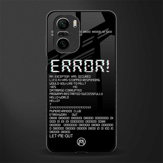 error glass case for mi 11x 5g image