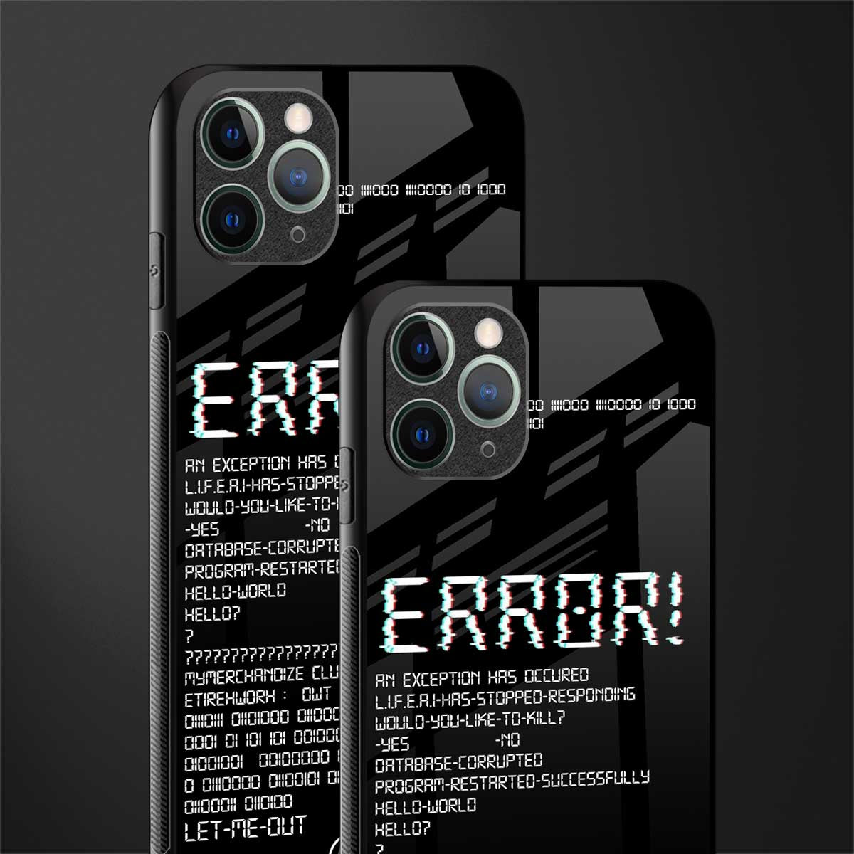 error glass case for iphone 11 pro image-2