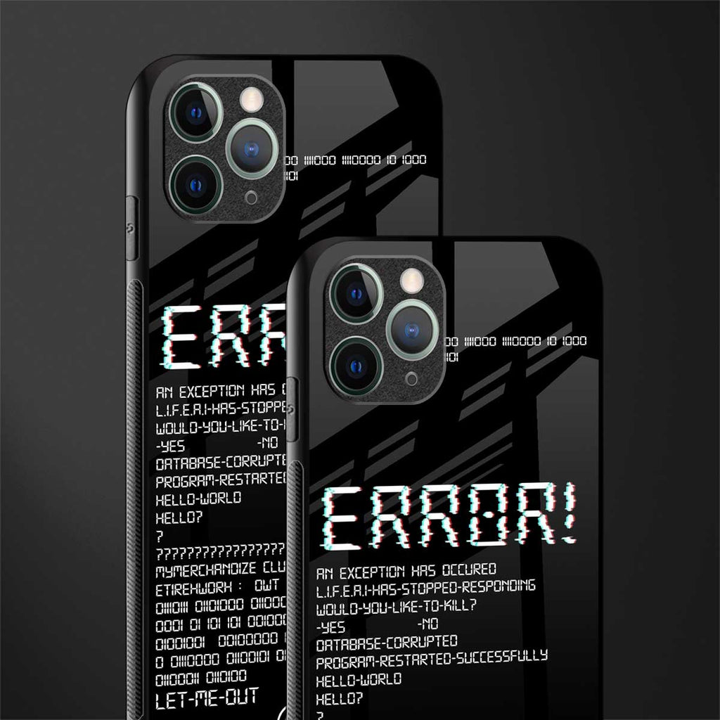 error glass case for iphone 11 pro max image-2