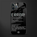 error glass case for iphone 11 pro image