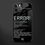 error glass case for iphone 11 pro image