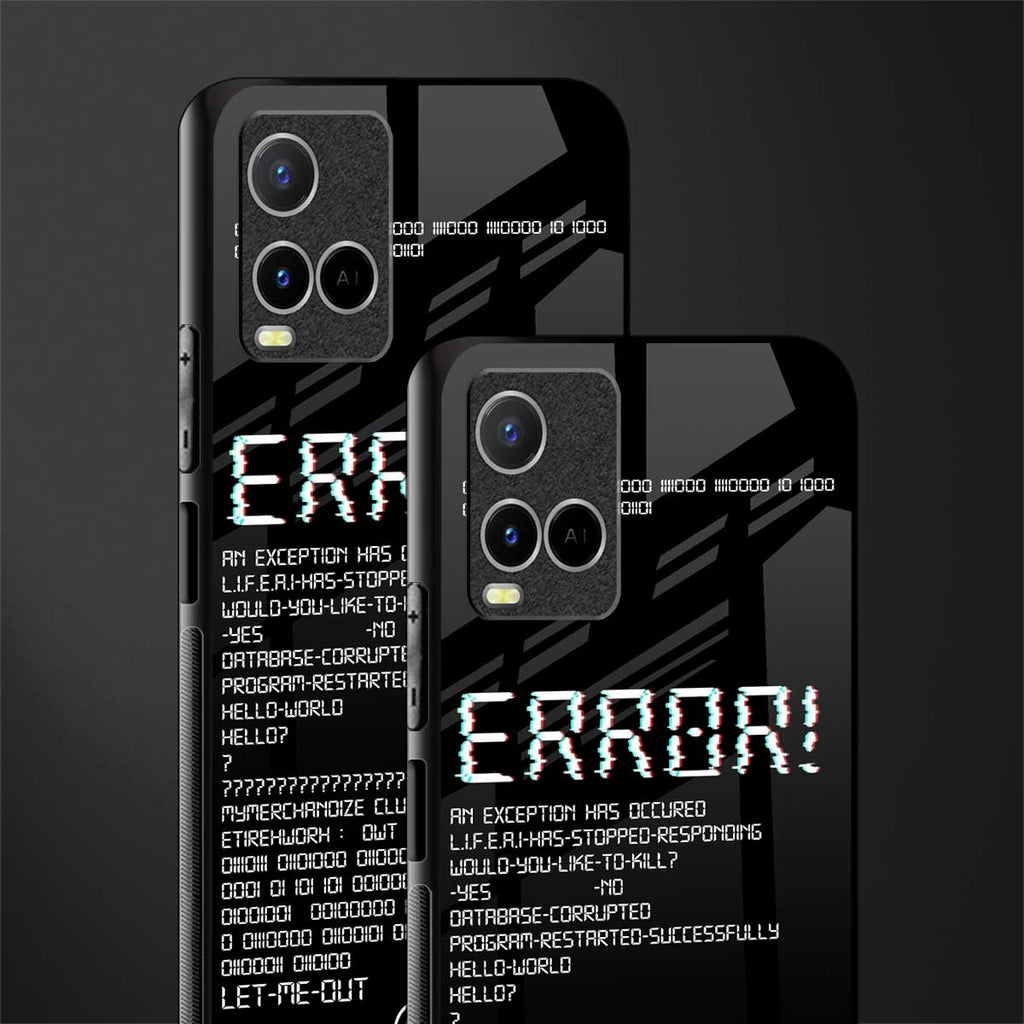 error glass case for vivo y21t image-2